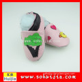 Factory supplier supermarket pink and yellow bird moccasins embroidered baby products of all types with kid shoes